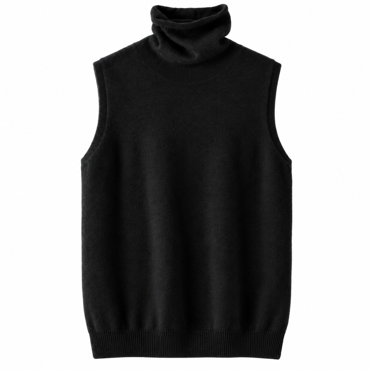 Jersey de cuello alto sin mangas - IVETTE