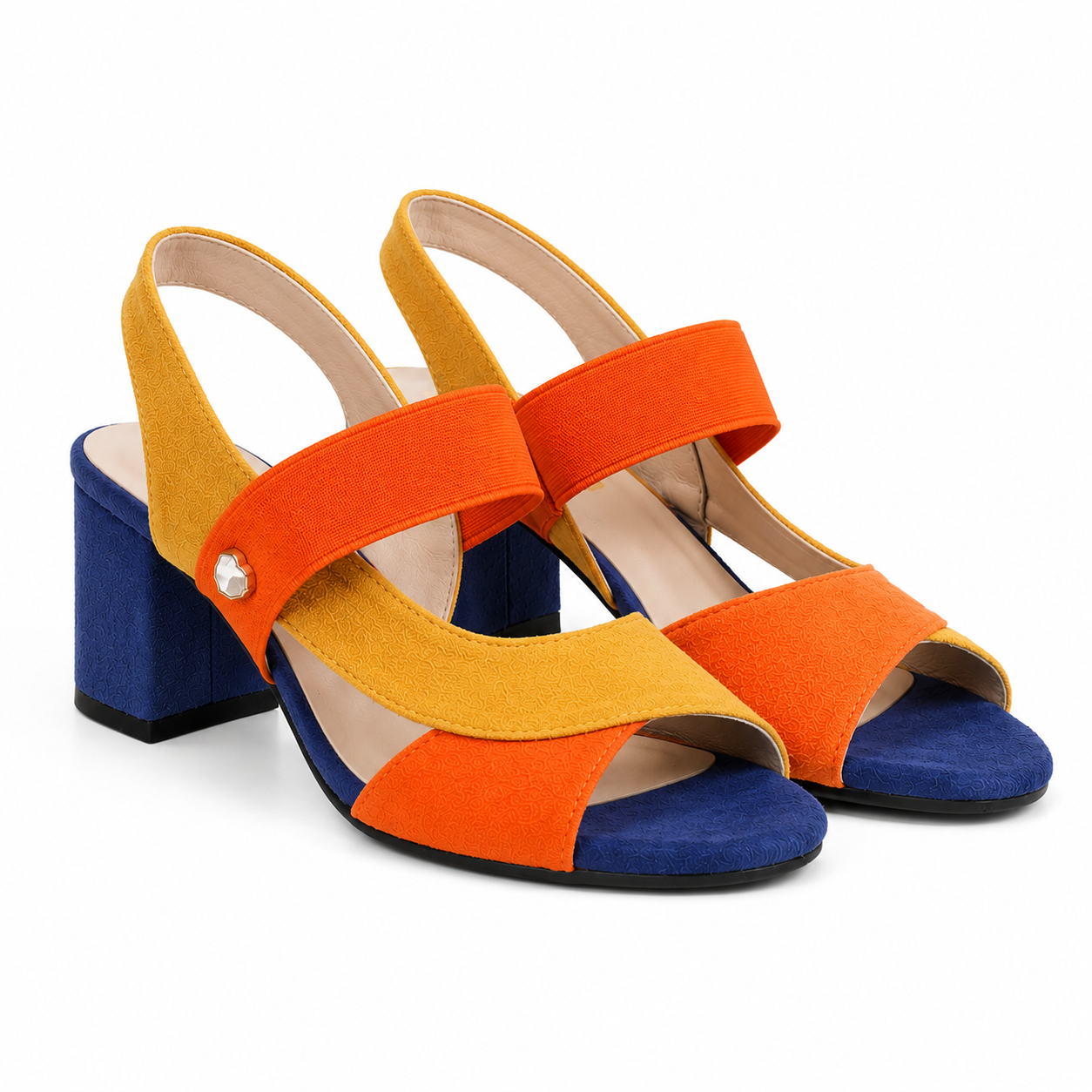 Sandalias de Tacón Ancho - BELLA