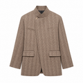 Blazer con cuello mao cruzado - VERONA