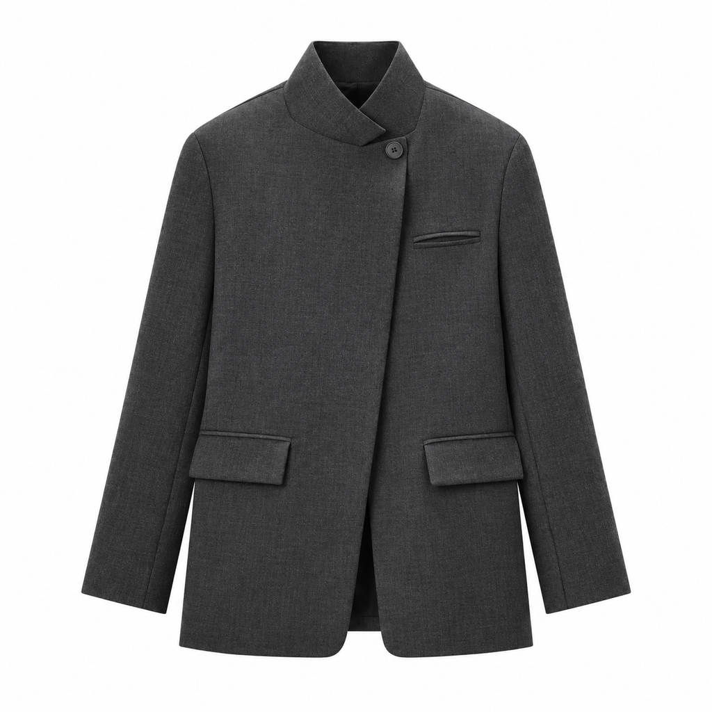 Blazer con cuello mao cruzado - VERONA
