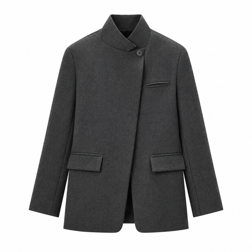 Blazer con cuello mao cruzado - VERONA