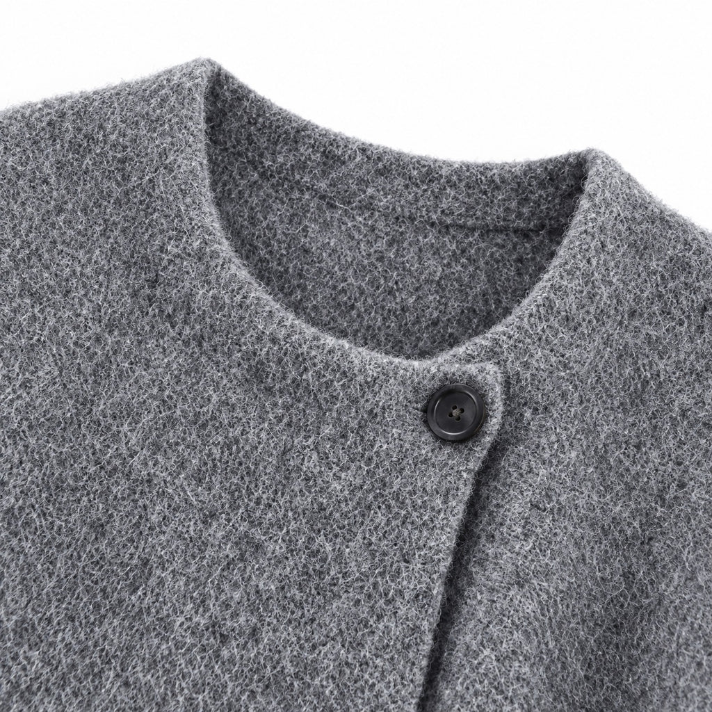 Chaqueta de punto con lazo BRUMA - detalle