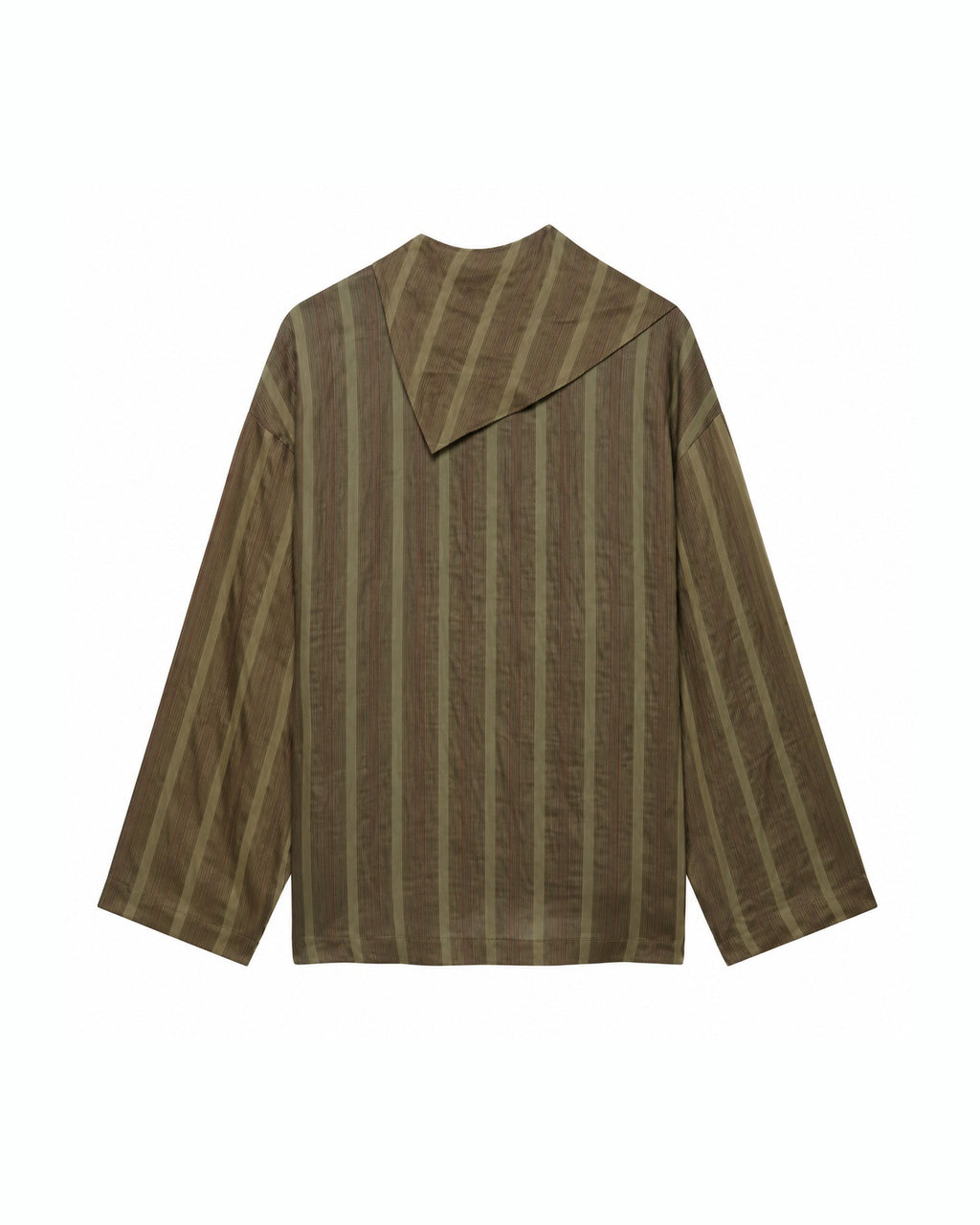 Camisa de rayas con solapa EMETA - espalda