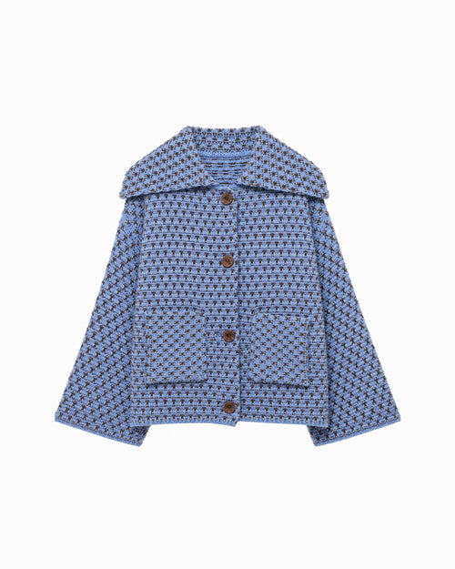 Chaqueta de punto ARIZA azul