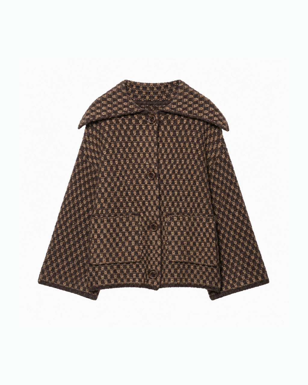 Chaqueta de punto ARIZA marrón