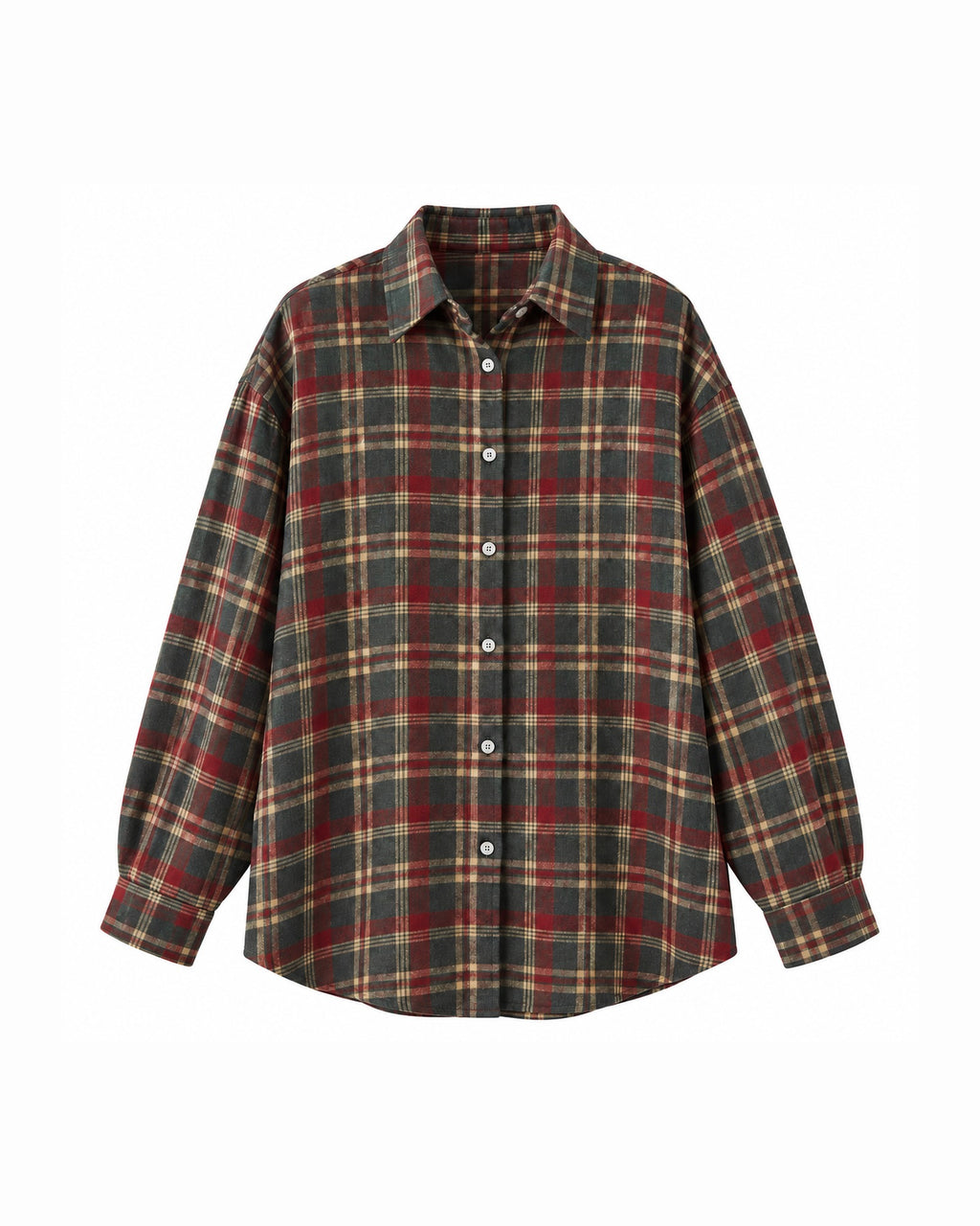Camisa oversize de cuadros MADAME