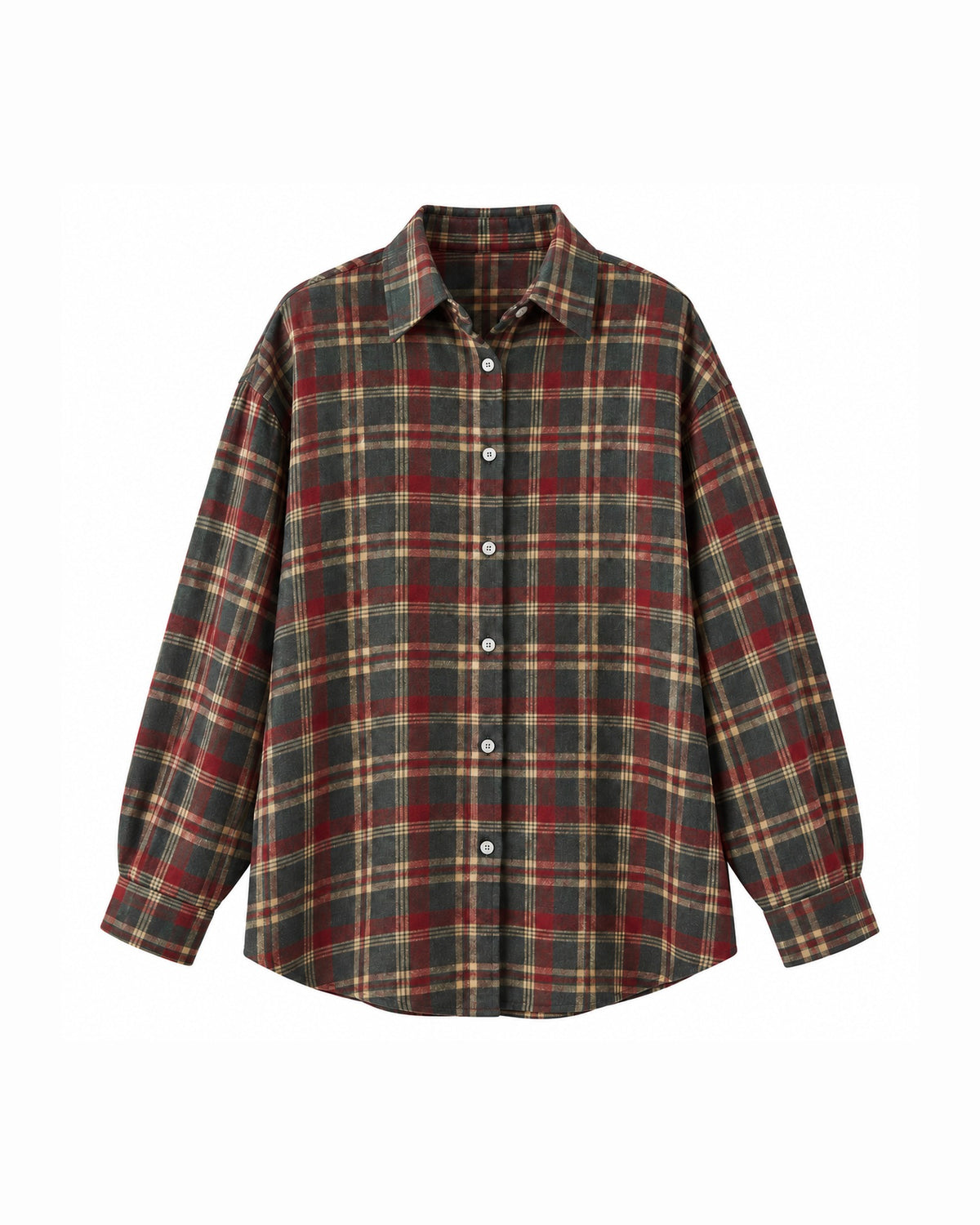 Camisa oversize de cuadros MADAME