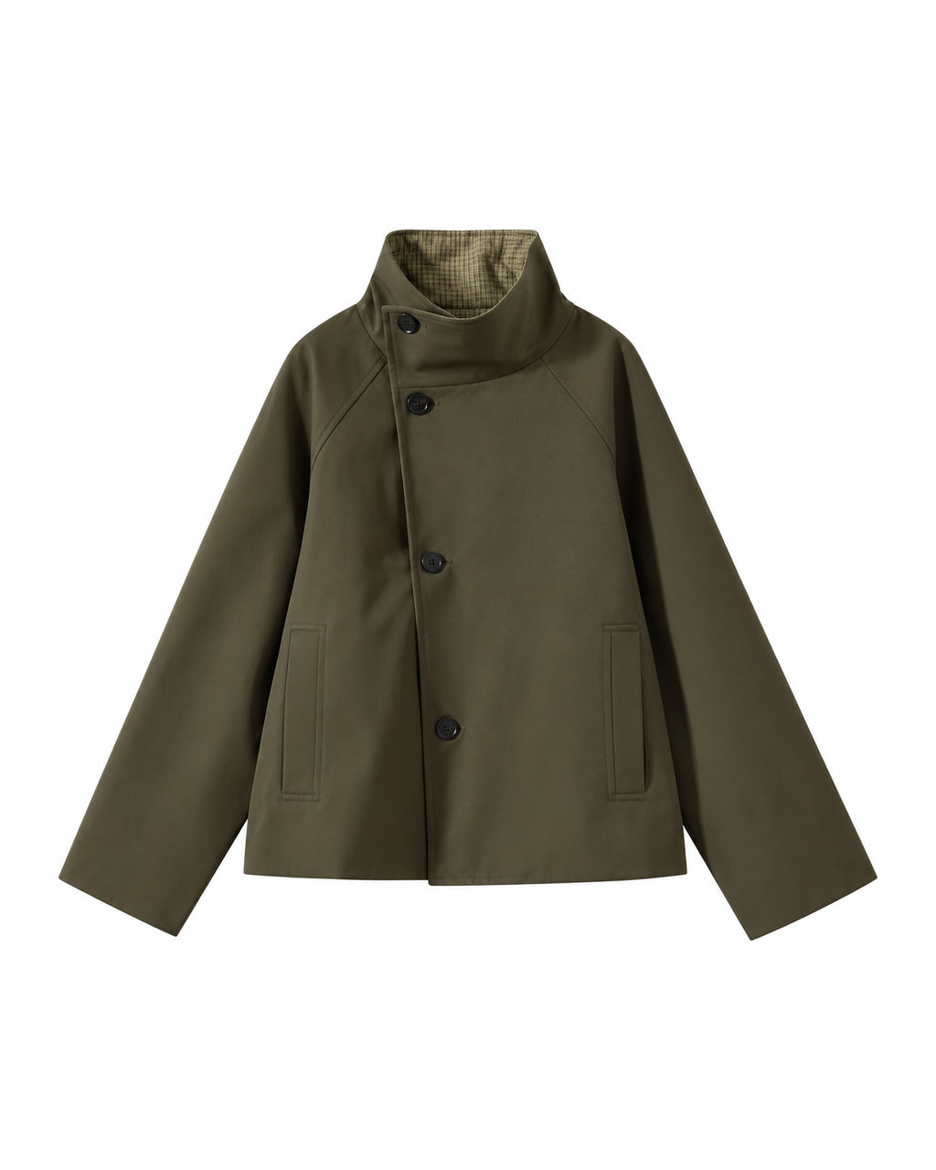 Chaqueta reversible TERRA, lado caqui liso